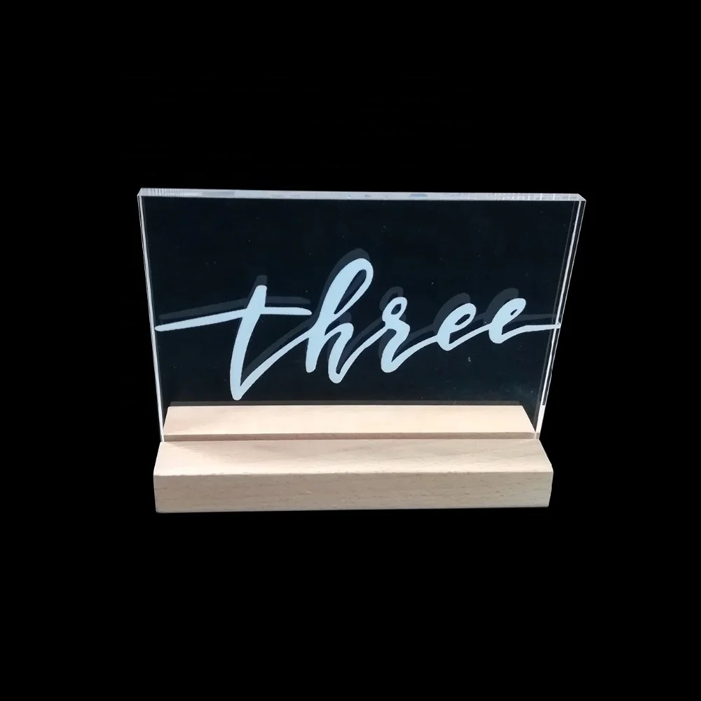 Arritec 2018 Acrylic wedding decoration table party table numbers