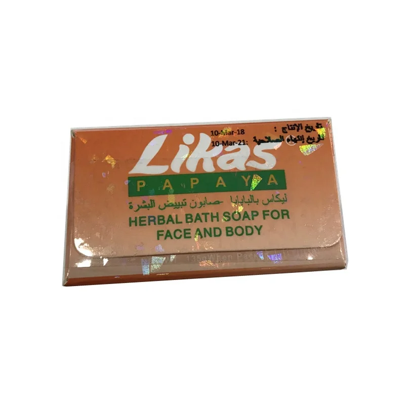 Likas Handmade Natural Herbal skin Whitening Papaya soap