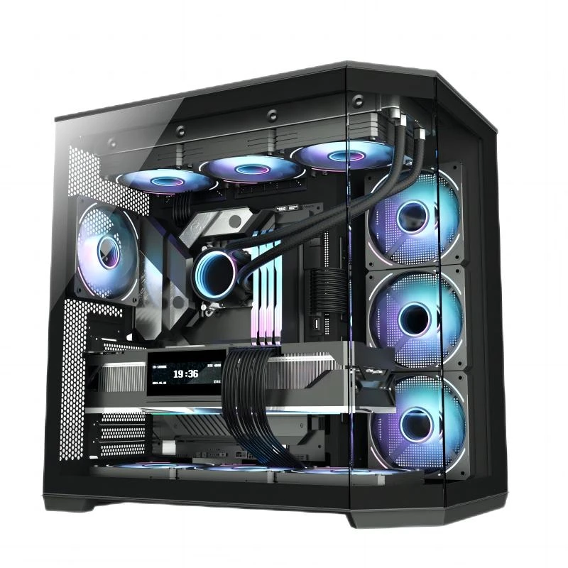 Tempered Glass Window Fish Tank computer tower case aluminum gaming case