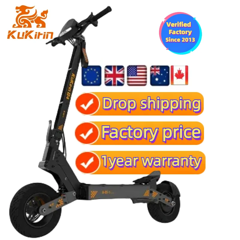 Hot Sale 2024 Capacity 20Ah Kukirin G4 China Electric Scooters