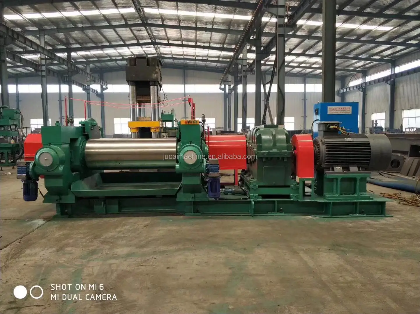 Used tyre two roll rubber mixing mill