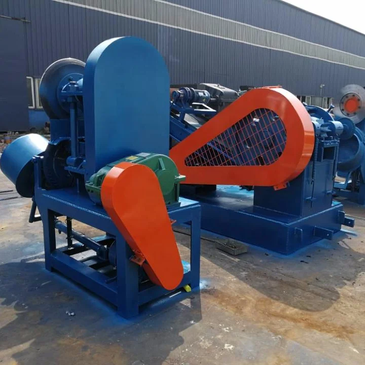 Automatic Tire Recycling Machine / Cutting Machine Long Shaft Tire Strip Cutter & Tire Lump Cutter Machine