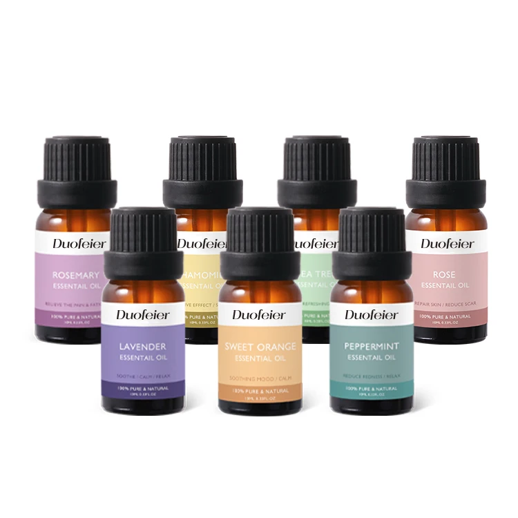 100% Pure Private Label Therapeutic Grade Organic Aromatherapy Fragrance Perfume Gift Set Essential Oil