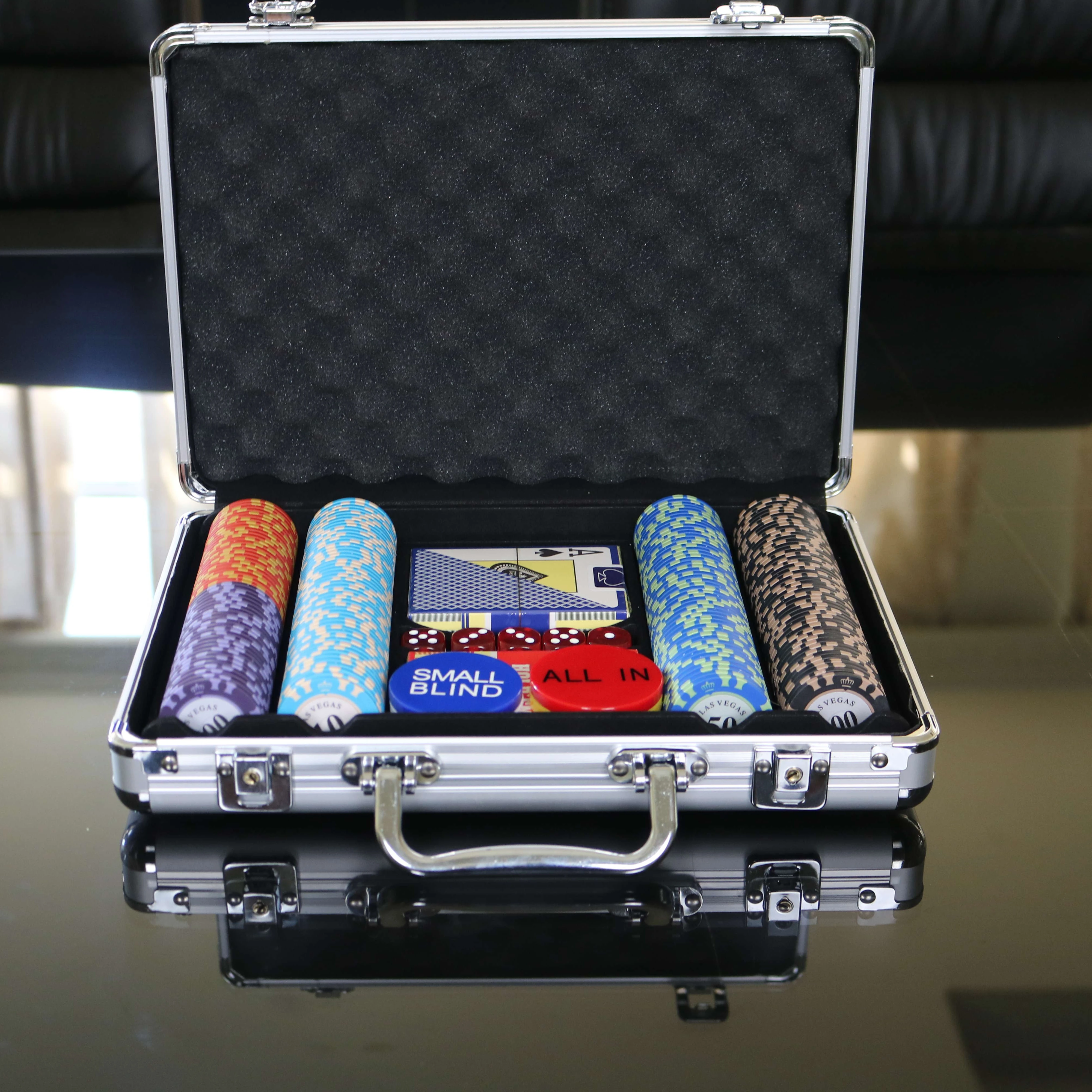 Factory customized high-end set poker gambling chip box