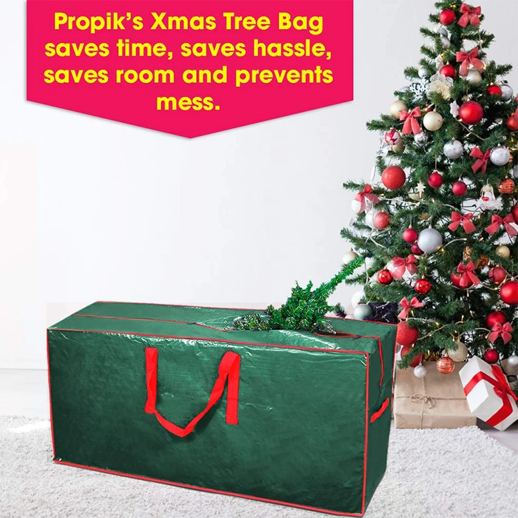 Waterproof Large Polyester Christmas Tree Shopping Bags Storage Bag
