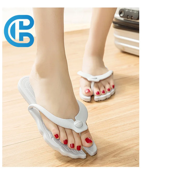 Travel Portable Folding Hotel Bathing Anti-slip Slippers Couple Beach Outer Wear When Clip Foot Flip Flops