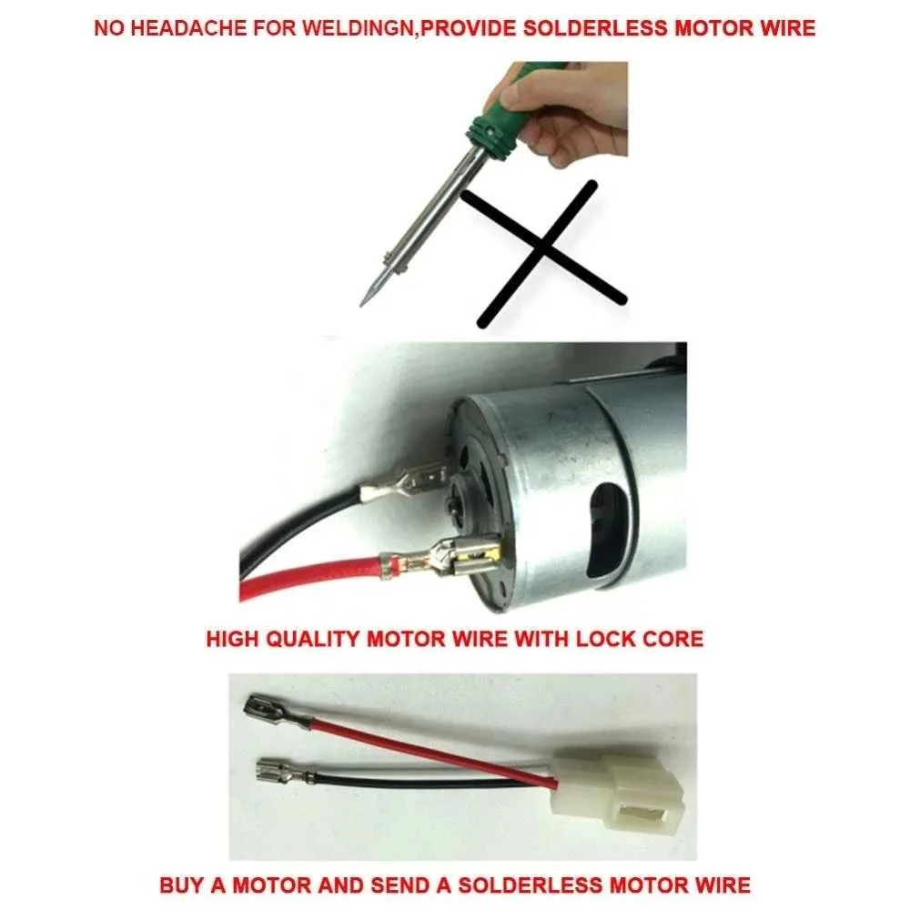 Wear-resistant Electric Gearbox Industrial Accessories For Children Kids Car Toy For Damaged/Old Replacement Motor RS550 RS390