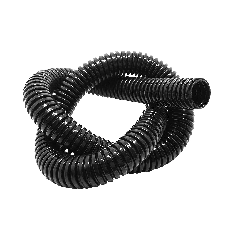 High Temperature Resistance Corrugated Conduit Metal coated Pe  polyethylene Electric Wire Cable Conduit Whole Roll Threading
