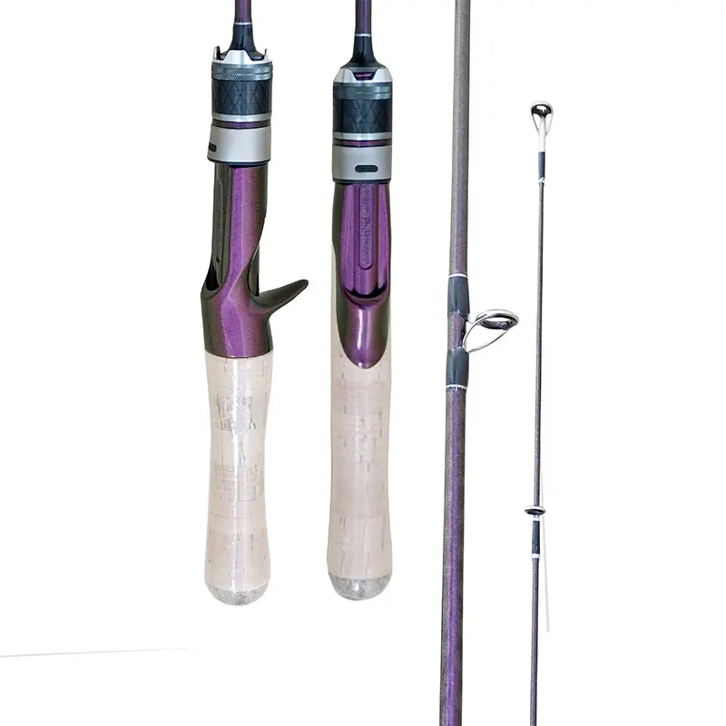 Weihai OEM Trout Lure Fishing Rods Carbon Fiber Fuji Guide Lure Spinning Casting Fishing Rod