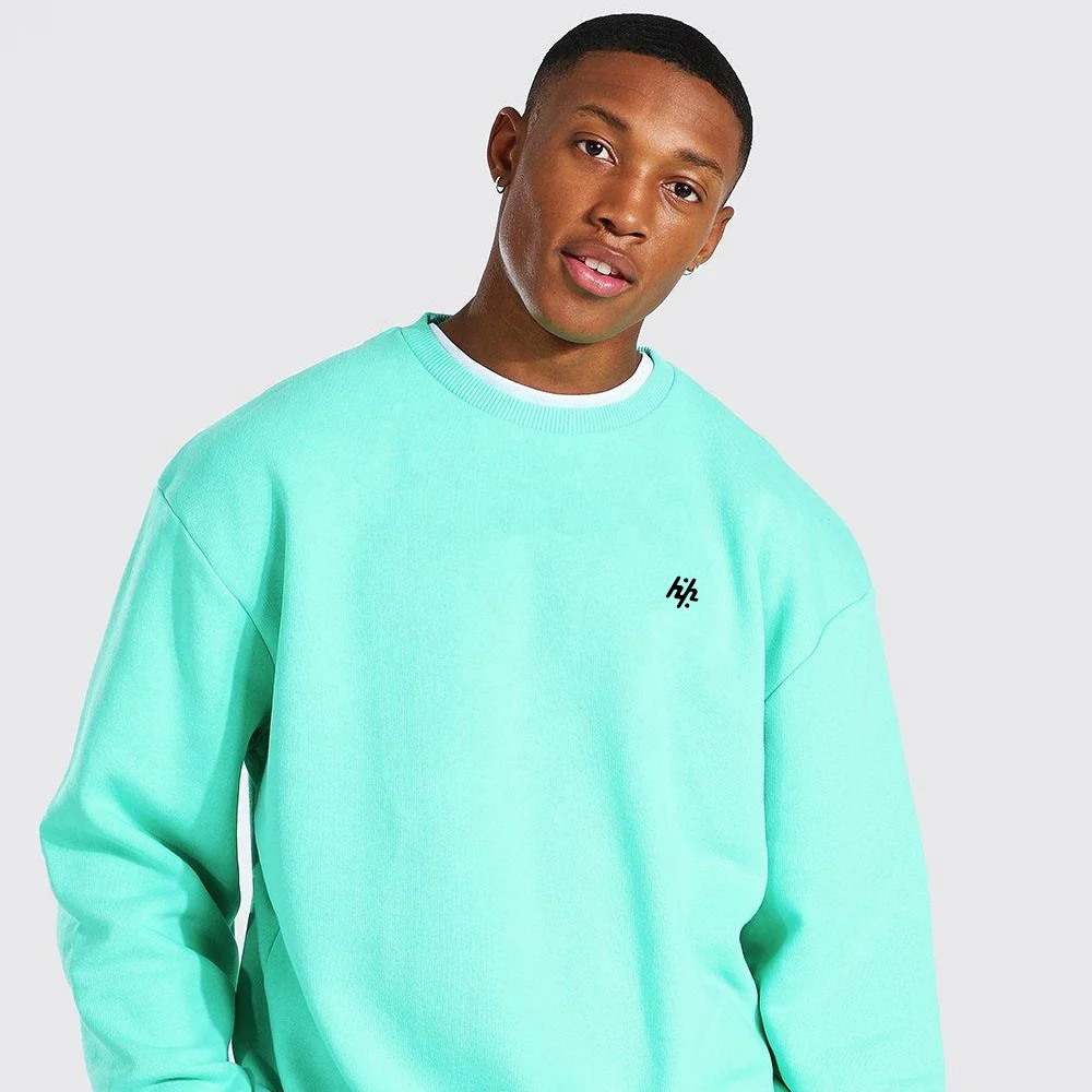 men Tiffney bule sweatshirt Top selling Jade green Oversized Man Sweatshirt Manufacture By Huzaifa Products  PayPal Verified