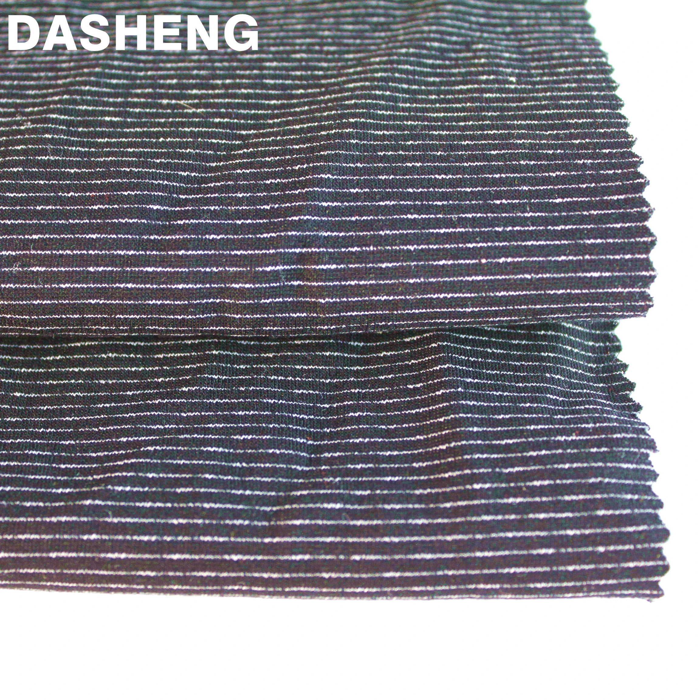 Eco friendly 63%Rayon 26%Nylon Stretch Knitted Punto Roma Fabric with dots Jacquard