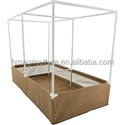 Fabric Raised Garden Bed Large Size Felt Planting Bed For Greenhouse No-till Felt Greenhouse Bed