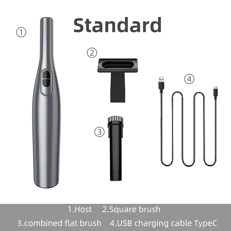 2 in 1 Low Noise Handheld 85W 11.1V Household Portable Vacuum Cleaner