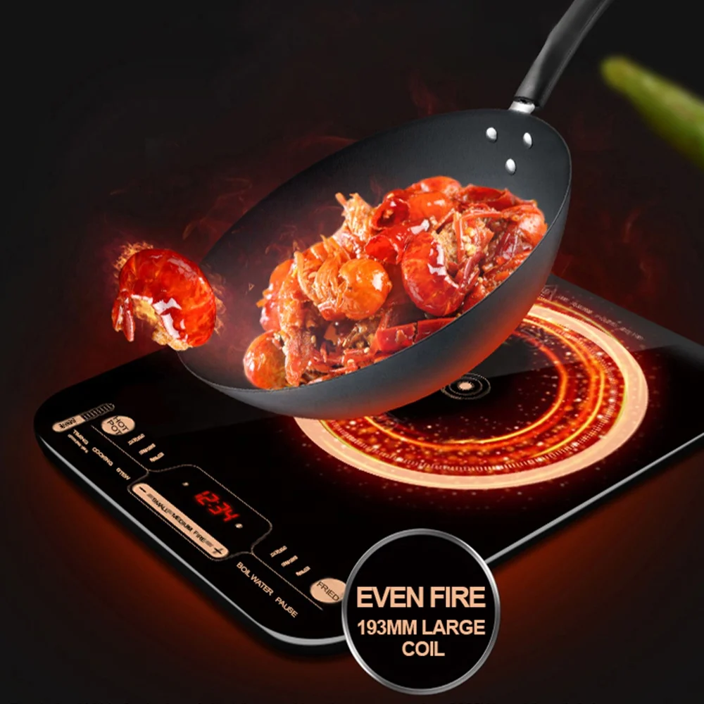 Регулируемая многофункциональная электрическая индукционная плита высокой мощности 2100