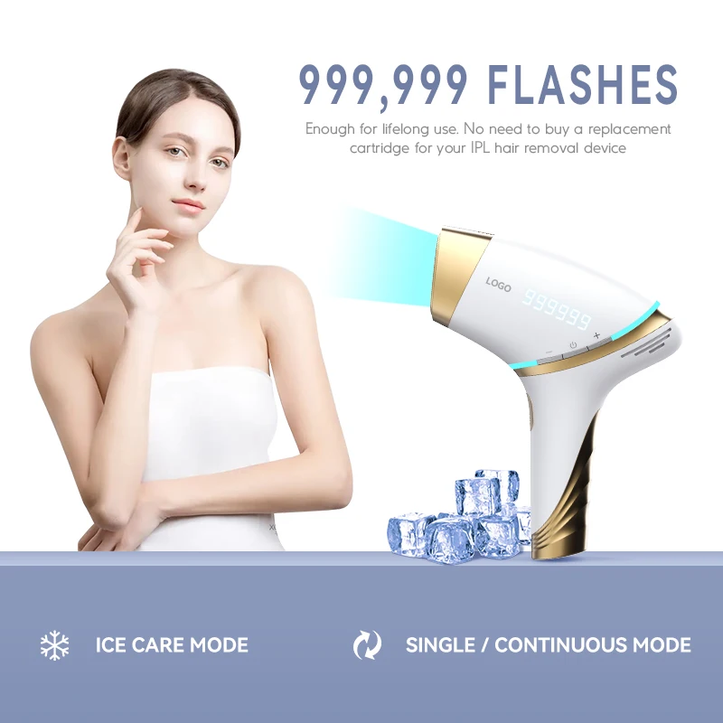 Wholesale china supplier ice feel hair removal home use smooth skin painless IPL hair removal permanent