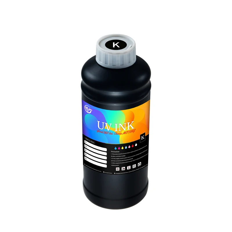 Светодиодные УФ-чернила с высокой адгезией мягкие нейтральные CMYK цифровые печатные чернила ForEpson DX5 DX7 XP600 Konica 1024i