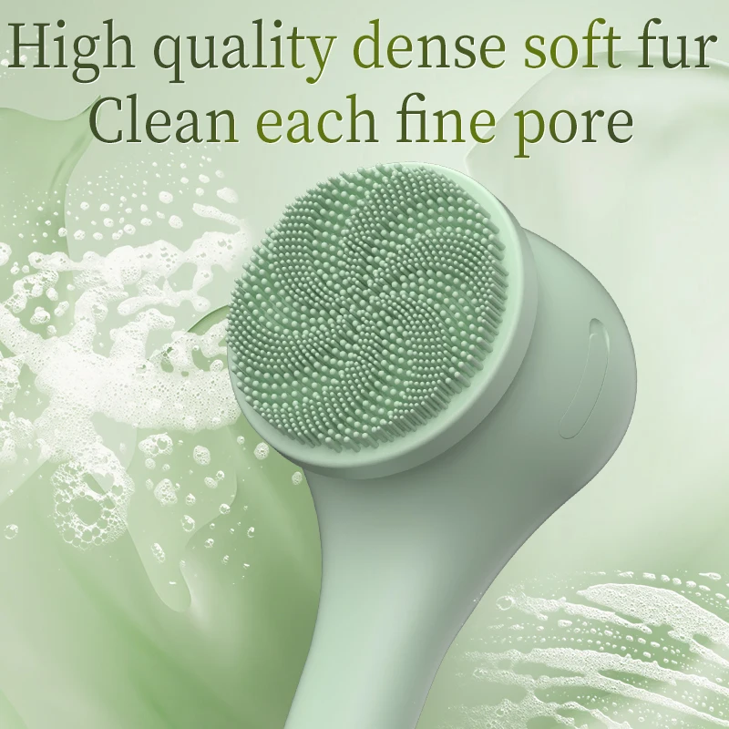 Wholesale Body Cleaning Brush Silicone USB Rechargeable 2 Speeds Rotating Shower Brush Spa Waterproof Electric Bath Brush