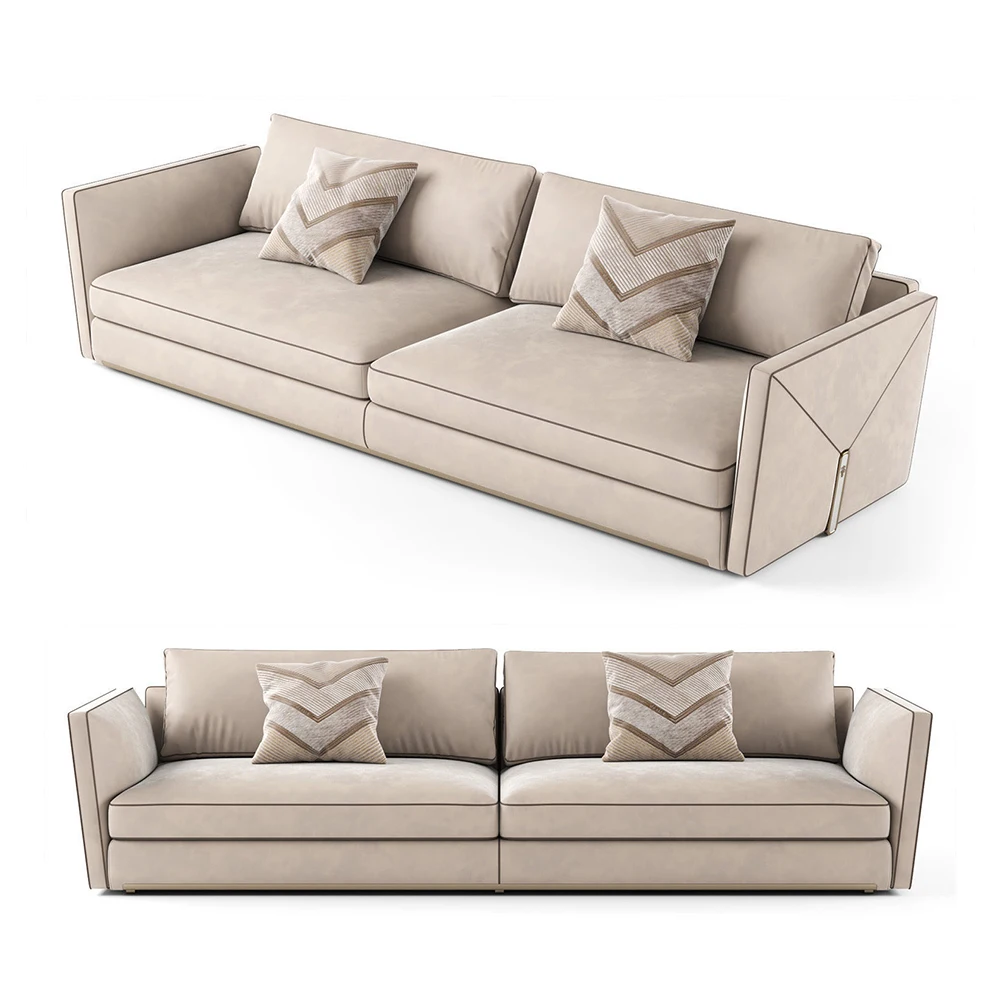 MIGLIO 5792 - Italian furniture - Envelope couch - 3 seater - Inline armchair sofa