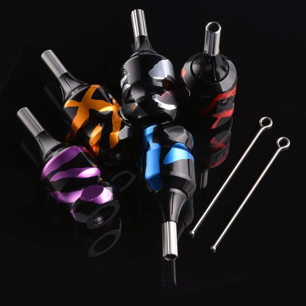 2020 Hot Selling Wholesale Stainless Steel Adjustable 32mm Rotary Tattoo Machine Cartridge Tattoo Grips