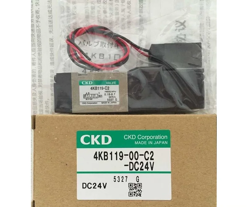 Японский Соленоидный клапан CKD 4KB119-00-C2-DC24V/4KB119-00-B-AC220V