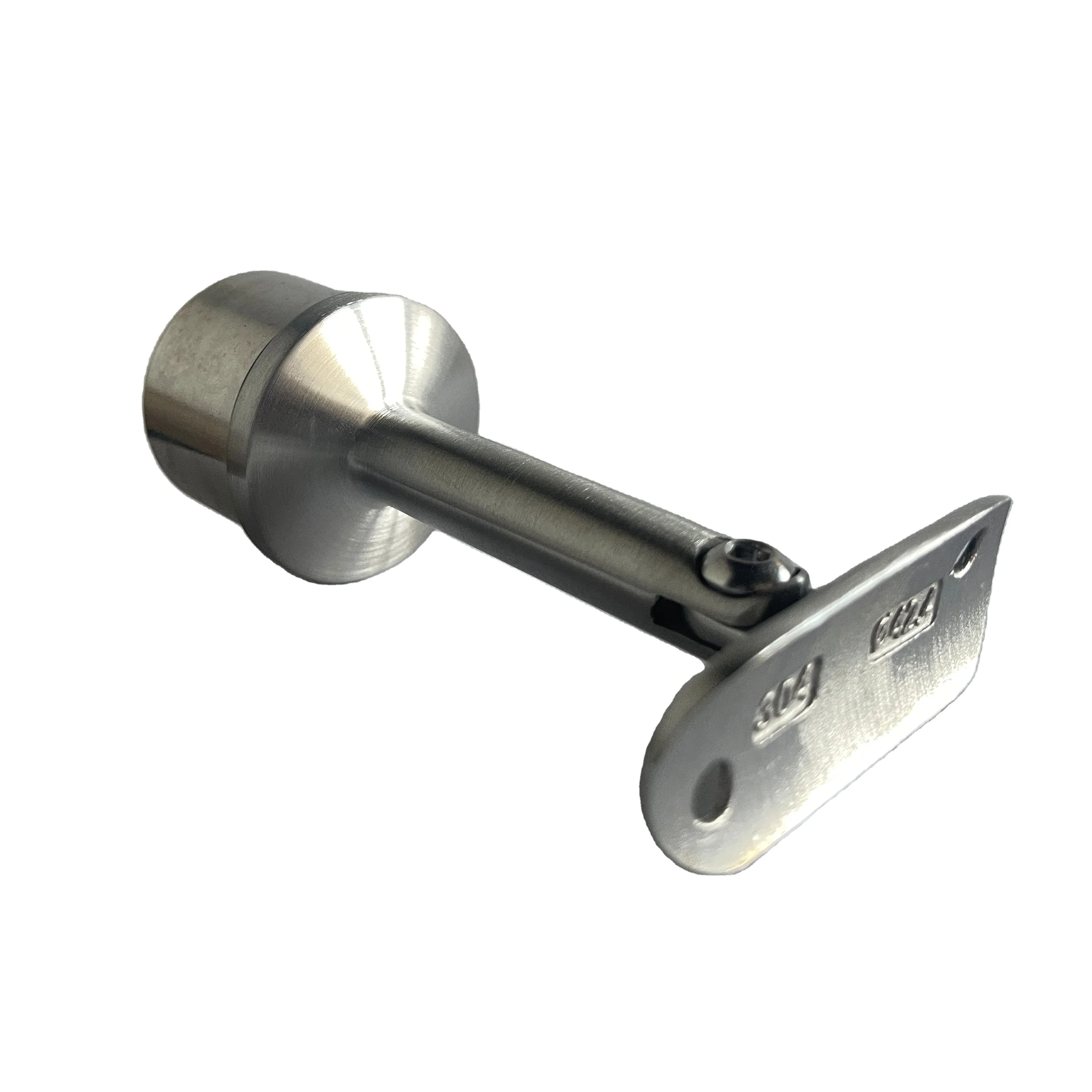 Hot Sale Modern Stainless Steel Handrail Bracket for Outdoor Wall Mount Handrail Handle Glass Balcony Deck Balustrade Tube Type