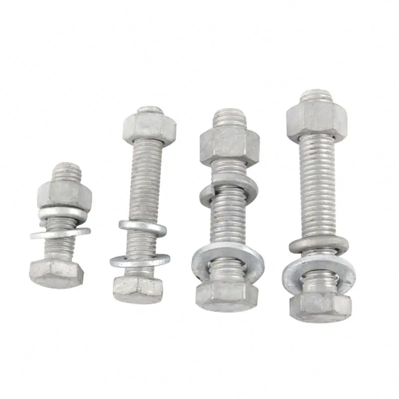 Factory Direct Sale Ansi B18.2.1 M5-m42 Flat Head Hex Bolt M38 Hex Bolt Din 933