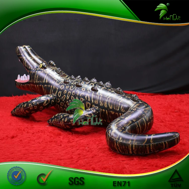 Realistic Inflatable Crocodile Inflatable Alligator Wild Animal Air Model Amusement Park Display