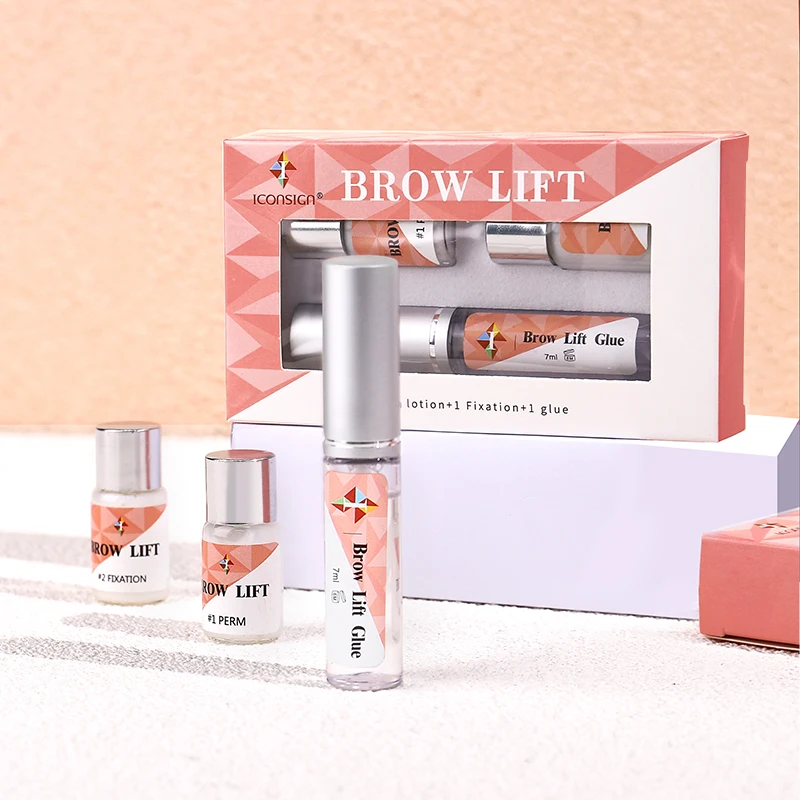 Iconsign Custom Private Label Brow Lamination Kit Eyebrow Styling Kits supplier for eyebrow lift wholesales