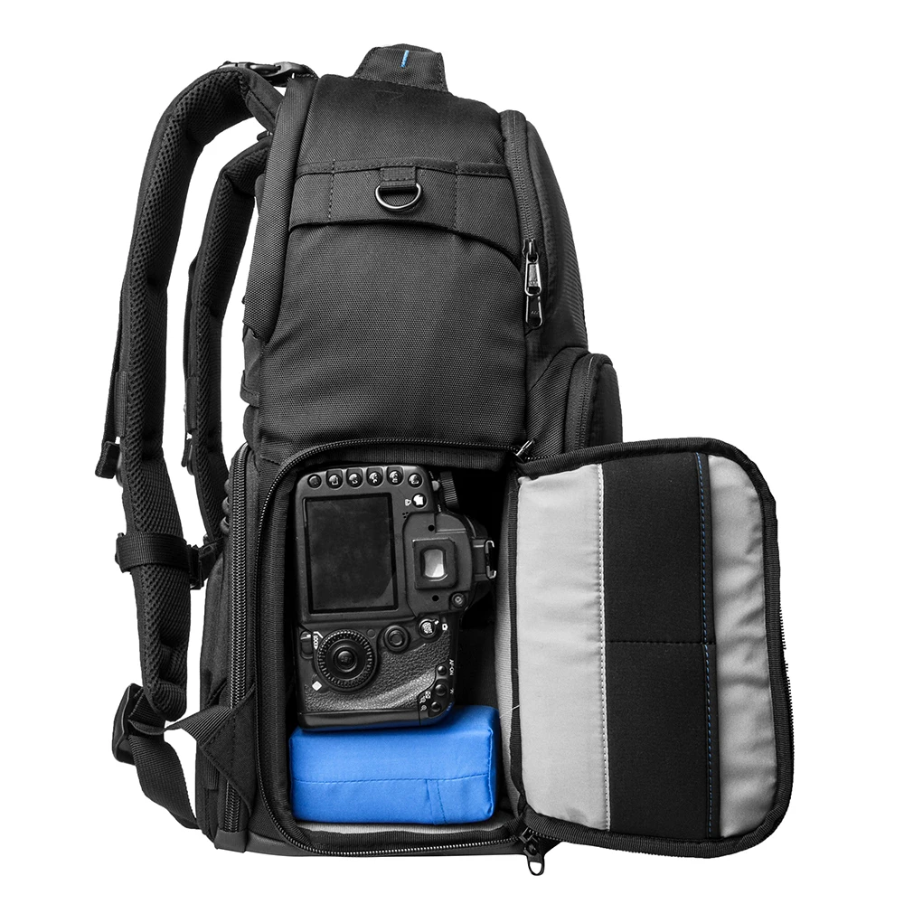 
BENRO Factory Derectly Wholesale Photographic Equipment Mirrorless Digital Camera Backpack with 15in Laptop Compartment 