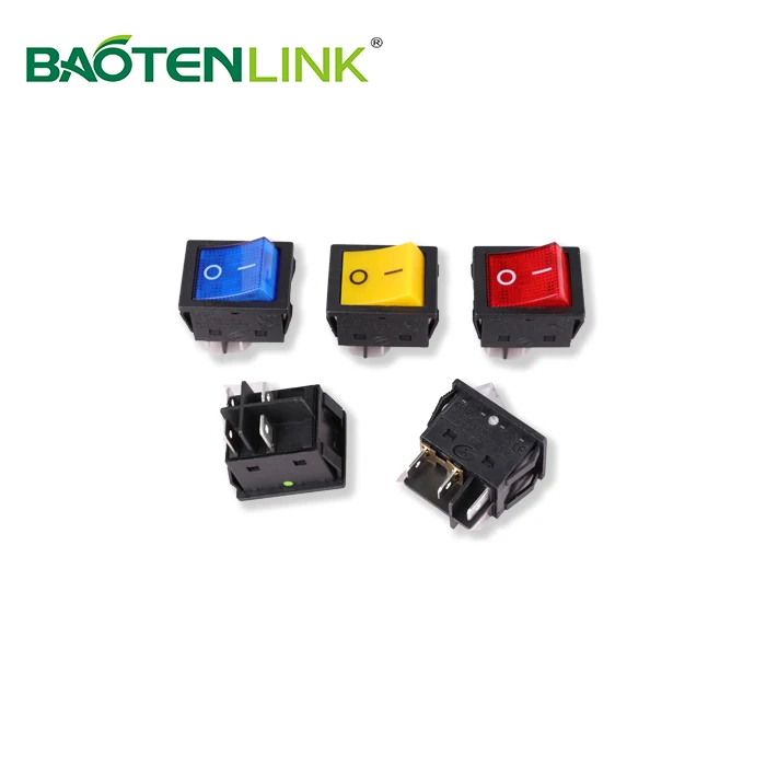 On/Off Boat Rocker intelligent  Switch 50Pcs 2 Pin Position Snap 12V 110V 250V