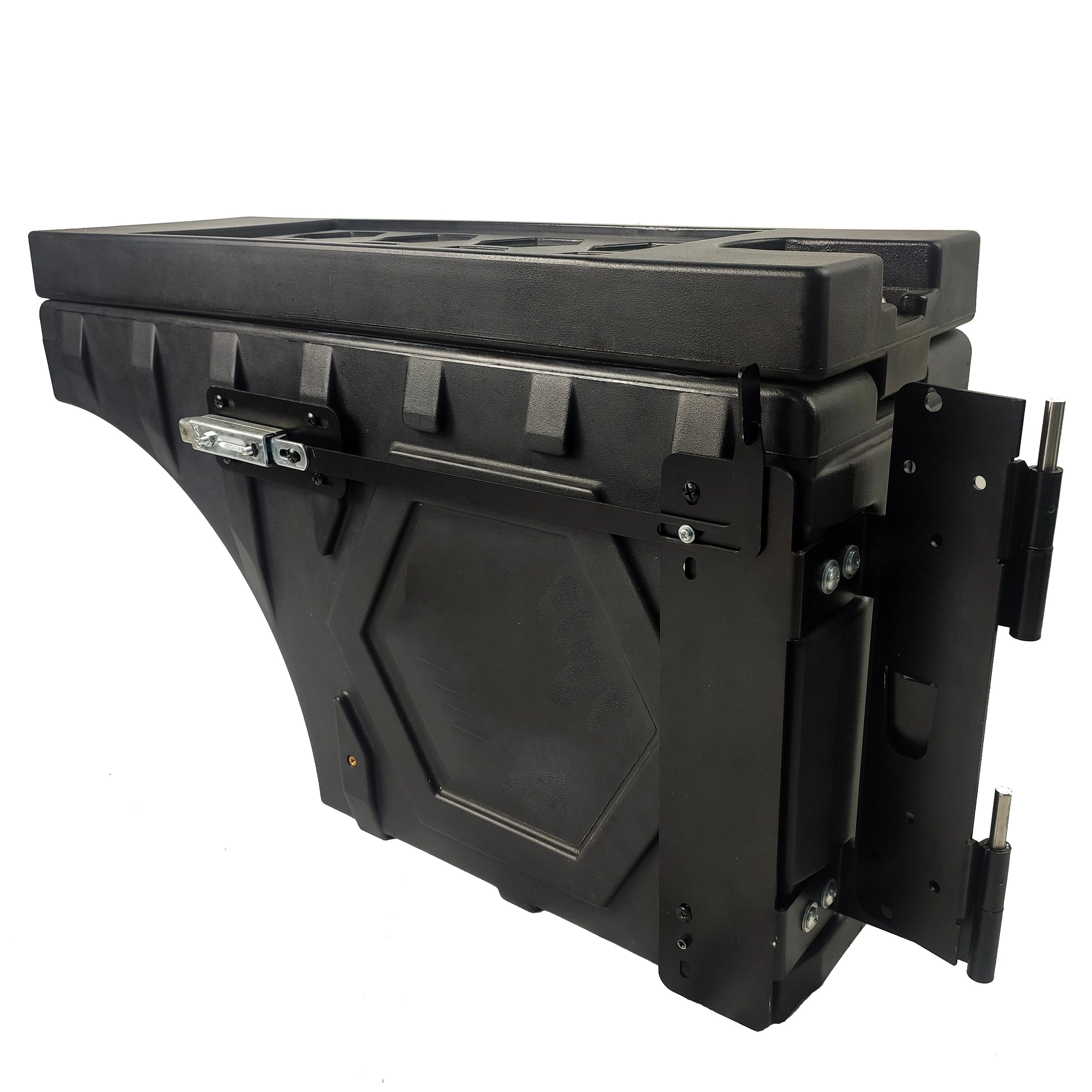 
Toolbox Plastic Truck bed Tool Box Side Opening Open Ute Truck Storage 