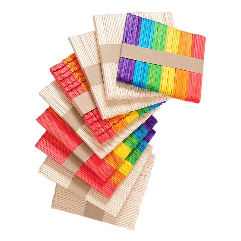 50pcs/set Wooden Multicolor Candle Wick Holders Custom DIY Candle Accessories Wicks Centering Tool Wholesale Wood Wick Holder