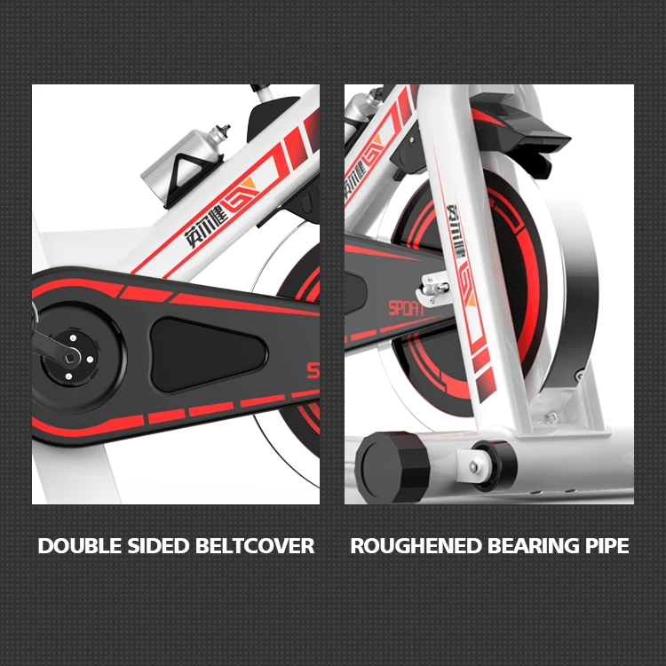 Indoor body building home gym equipment fitness machine exercise folding magnetic static bicycle sports spin bike