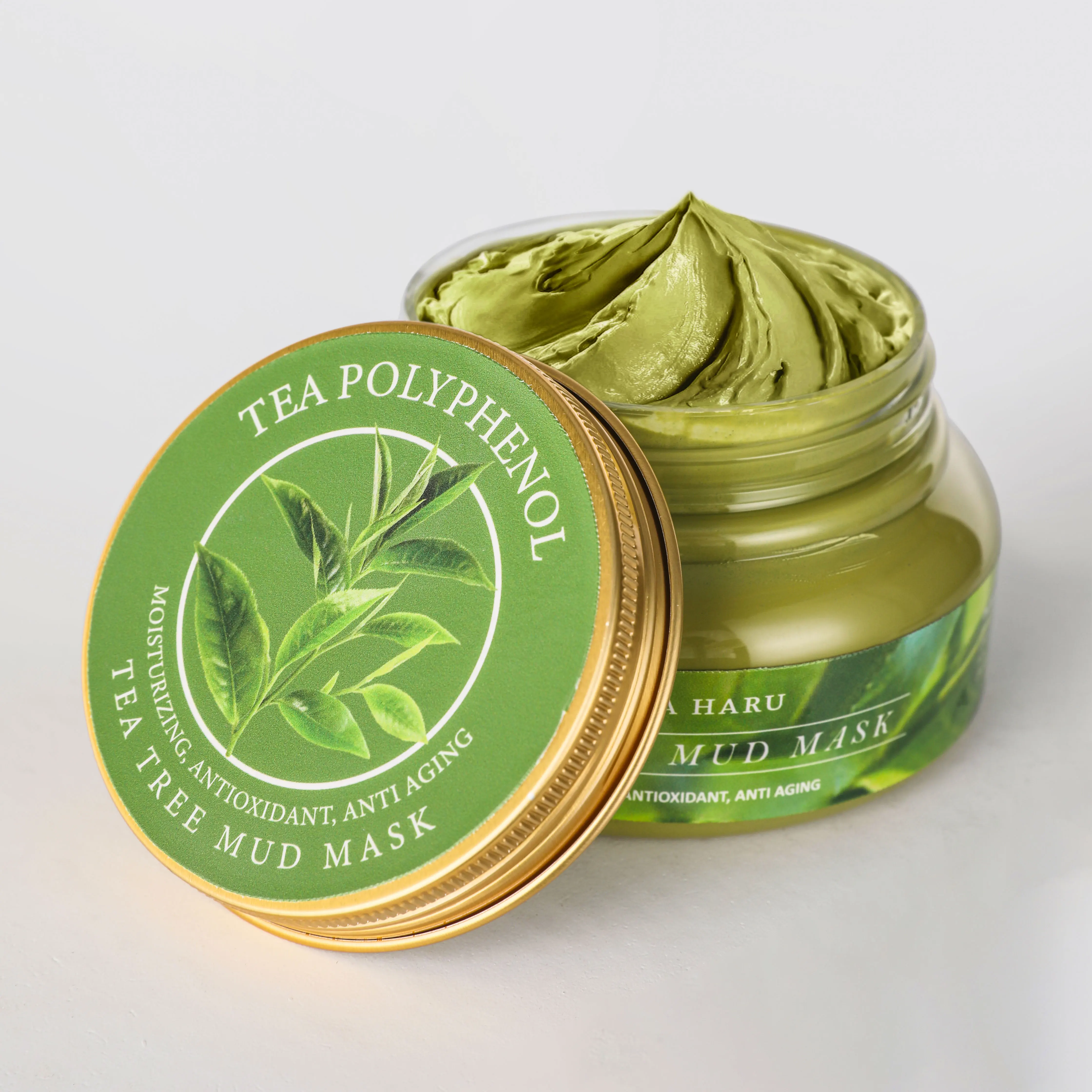Own Logo Private Label Skincare Natural Green Tea Peeling Peel Off Clay Facial Face Skin Care Multi Fragrances Mud Mask
