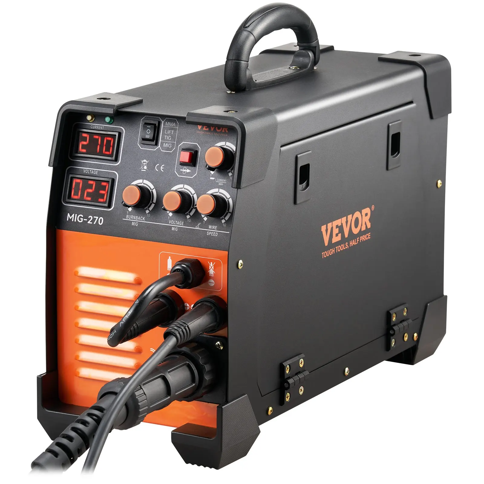 VEVOR 270A 3 in 1 Combo Welder 110V/220V MIG MMA TIG Welding Machine Versatile 270 Amp Mig Welder