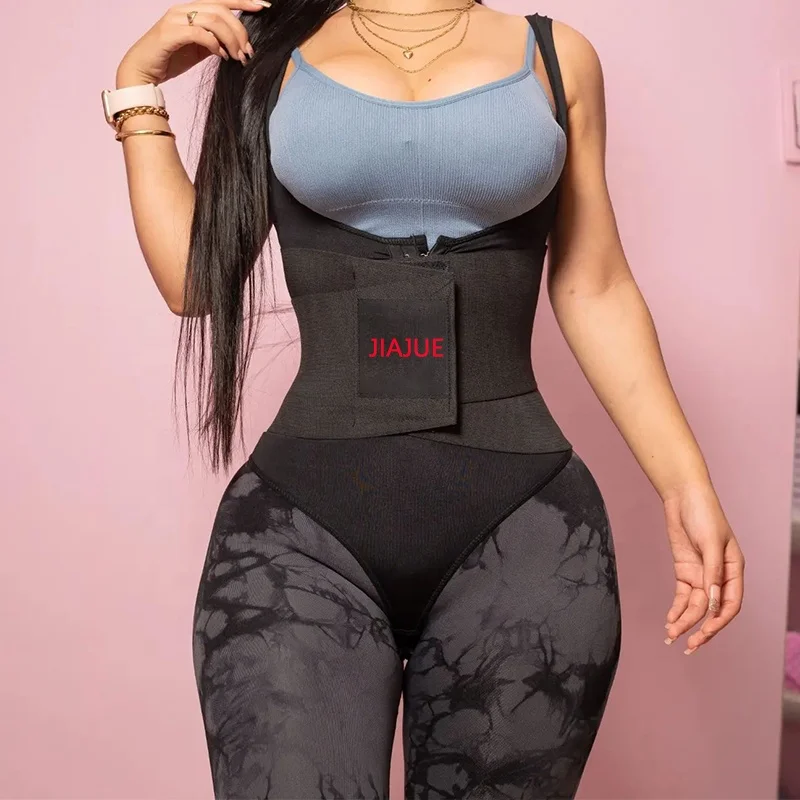 Powernet Fabric Waist Trainer Shaper Tummy Tuck Shapewear Waist Cincher Belt Waist Slimming Bodysuit Colombian Girdles Corset