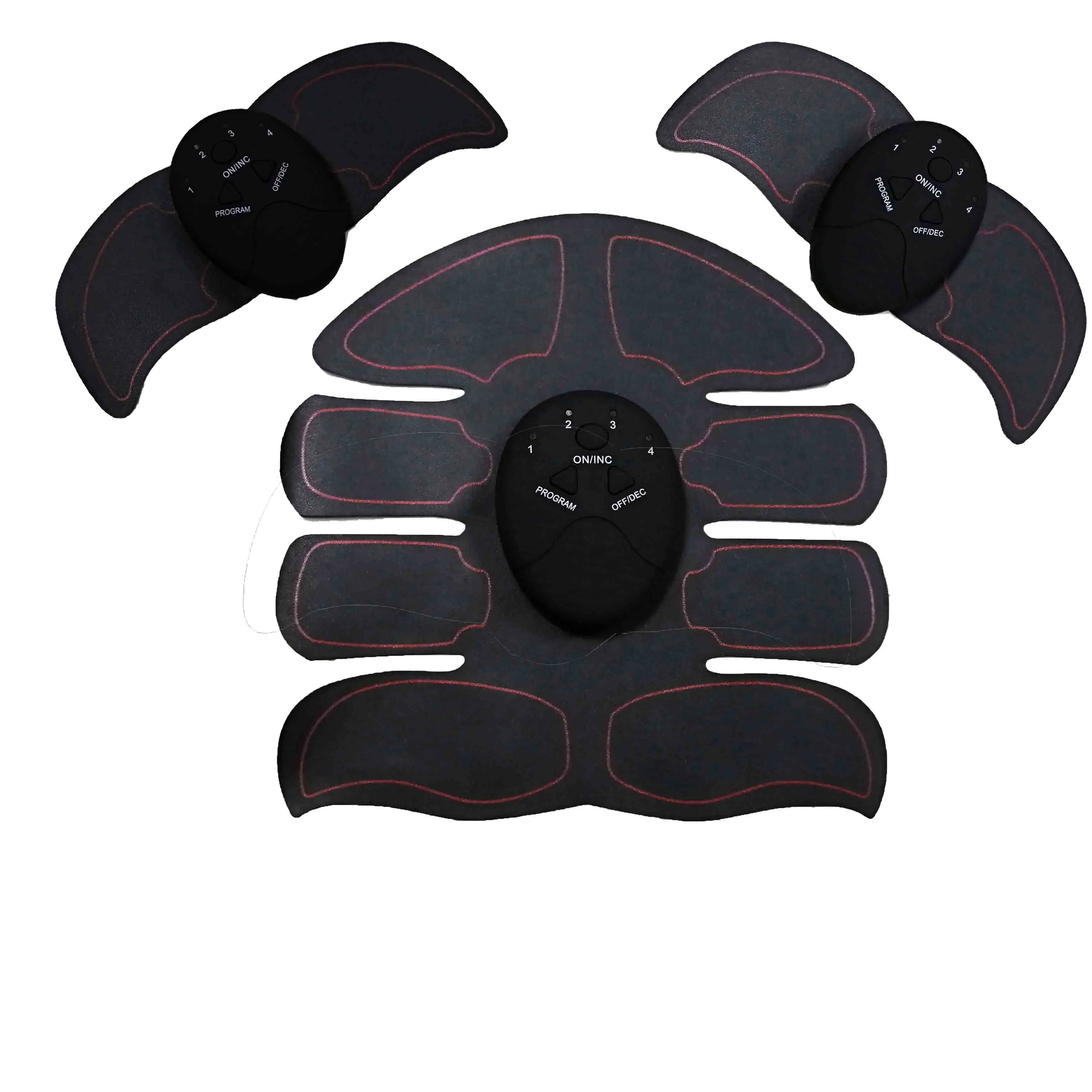 Abdominal Trainer Women Ems Massager Hip Trainer 8 Packs Abdominal Firm Buttocks Muscle Butt Stimulator