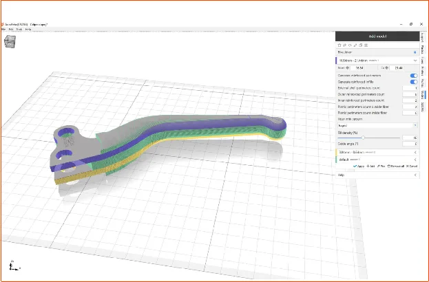 High Accuracy  Automotive Parts Desktop Auto Leveling Carbon Fiber Filament Applicable FDM FFF CFC 3D Printer