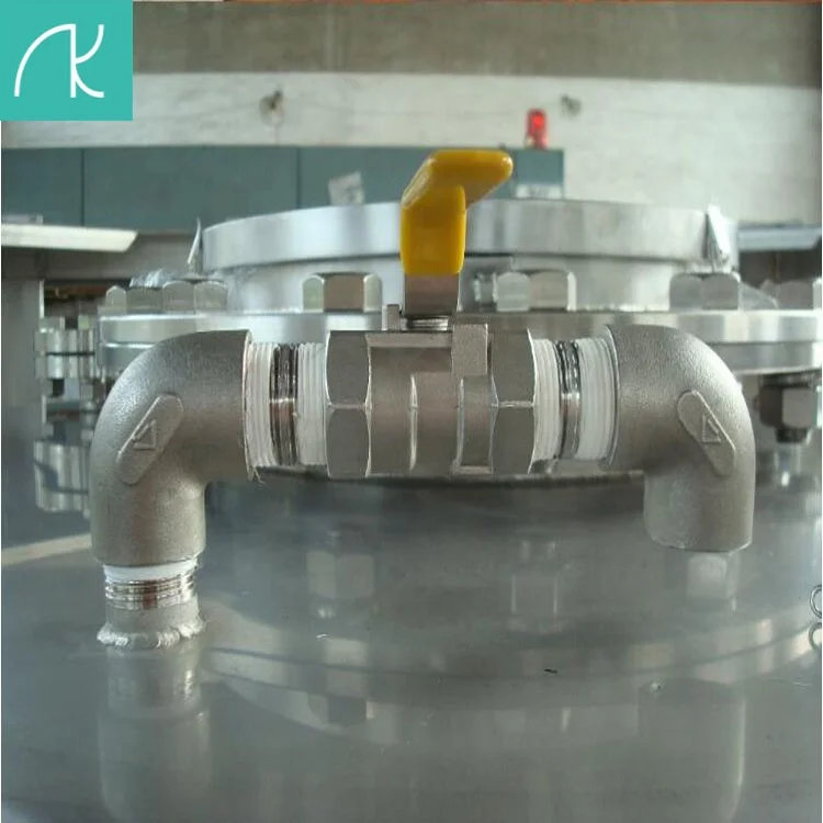 Емкость для хранения съедобного масла из нержавеющей стали, 1000 л