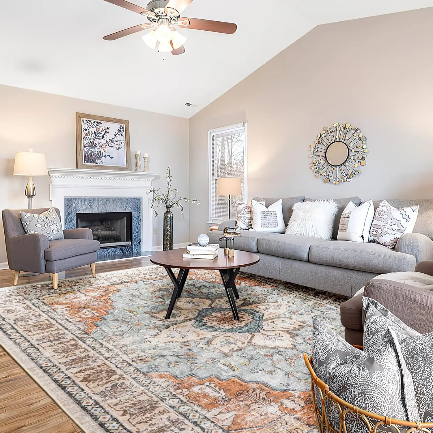 Skymoving Home Textiles New Custom Design large Area Rugs Washable Modern Non- Slip Living Room Carpets Rugs