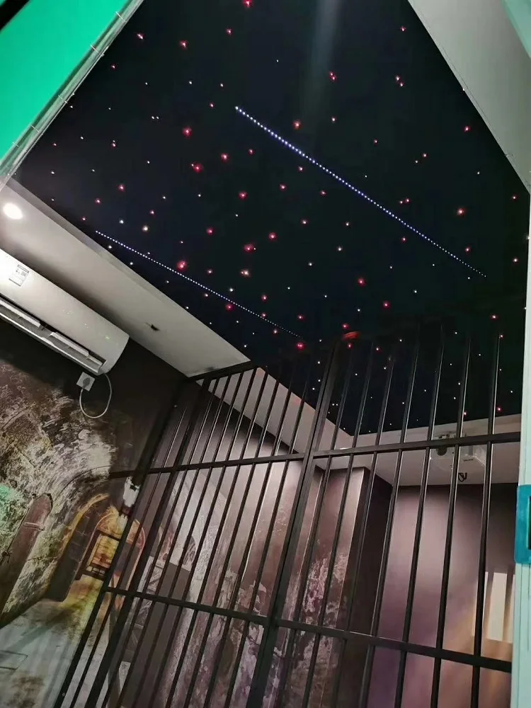 Shooting Star-Ceiling Home Star Ceiling Panel Set Multi Color With Fiber Optic Starlight for cinema theater room