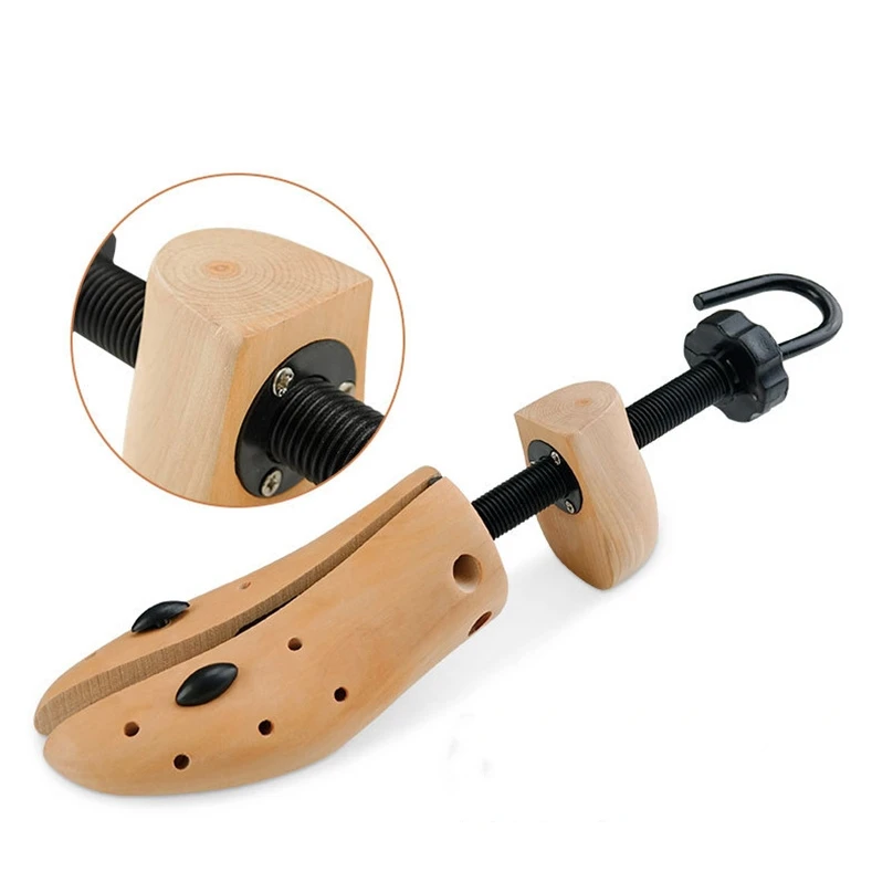 Manufacturer Custom Design Multi-sizes Lotus Wooden Shoe Tree Spring For Leather Shoes