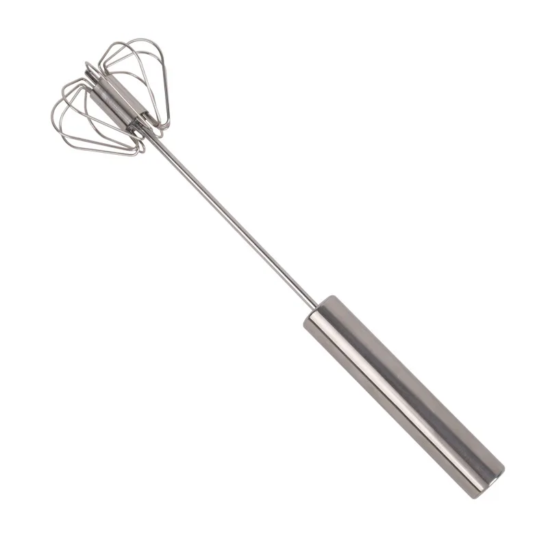 Trending Products 2022 New Arrivals 10-Inch Stainless Steel Rotary Semi Automatic Flat Manual Mixer Whisk Tools Egg Beater