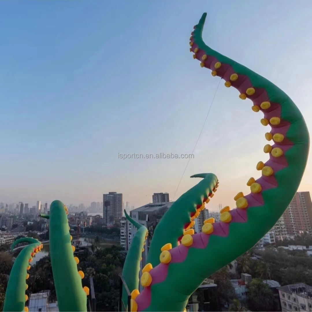 Outdoor Decorative Giant Inflatable Octopus Tentacle Legs for Advertising Event Stage Party Decoration