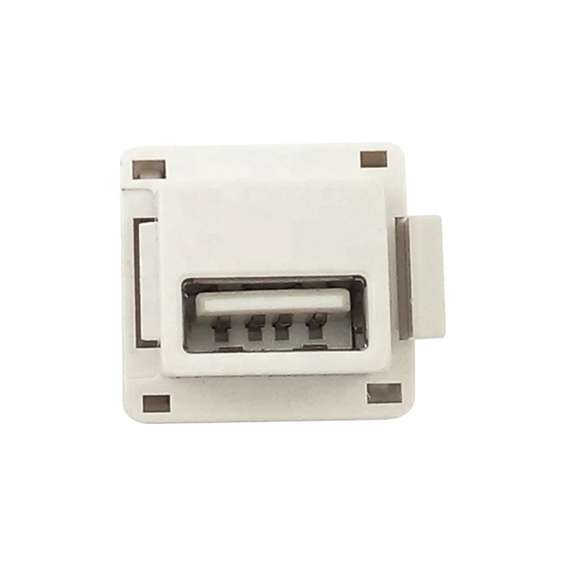 New Brand USB2.0 female connector Digital Inline Coupler Short USB Keystone Jack
