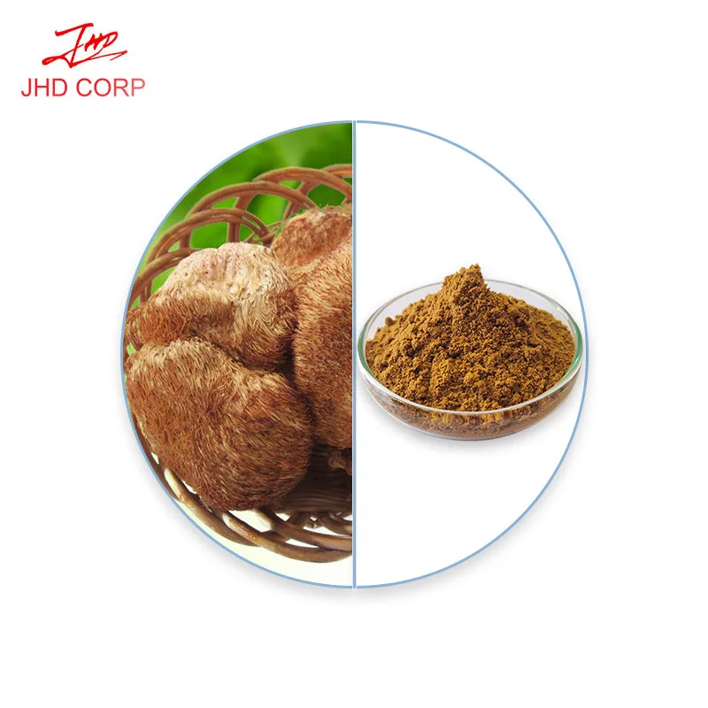 
Kosher Halal certificated more than 20 years factory supply lions mane mushroom extract powder 