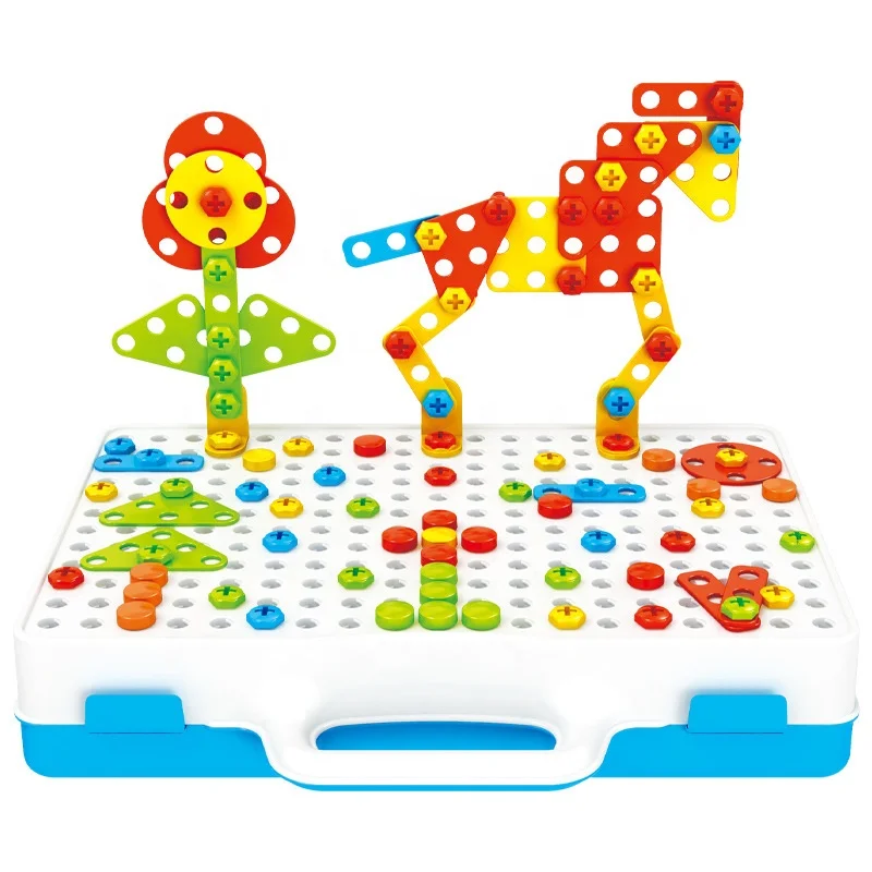 2024 Hot Sale DIY Toy Magic Cube Mosaic Puzzle Toys Kids Educational 3D Puzzles For Kids