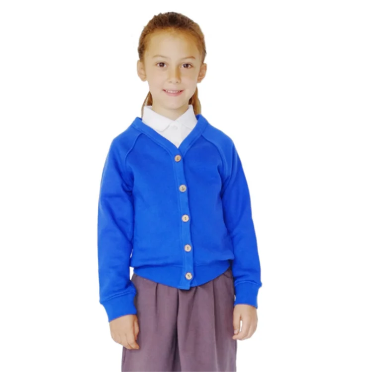 Classic School Sweater Students New Design Knitted Girl School Cardigan Sweaters