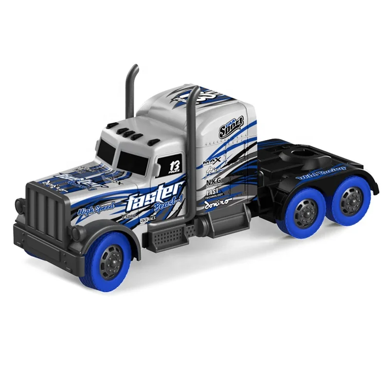 4CH remote control truck toys container truck head model trailer rc car toy