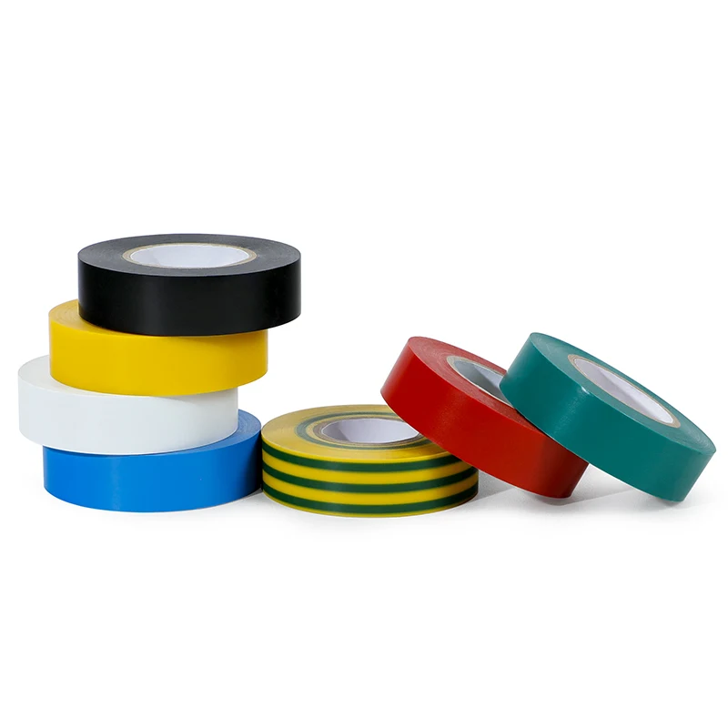 Electric Tape Log Roll Electric Fence Insulating PVC Adhesive PVC Tape Roll Correction Insulation Tape